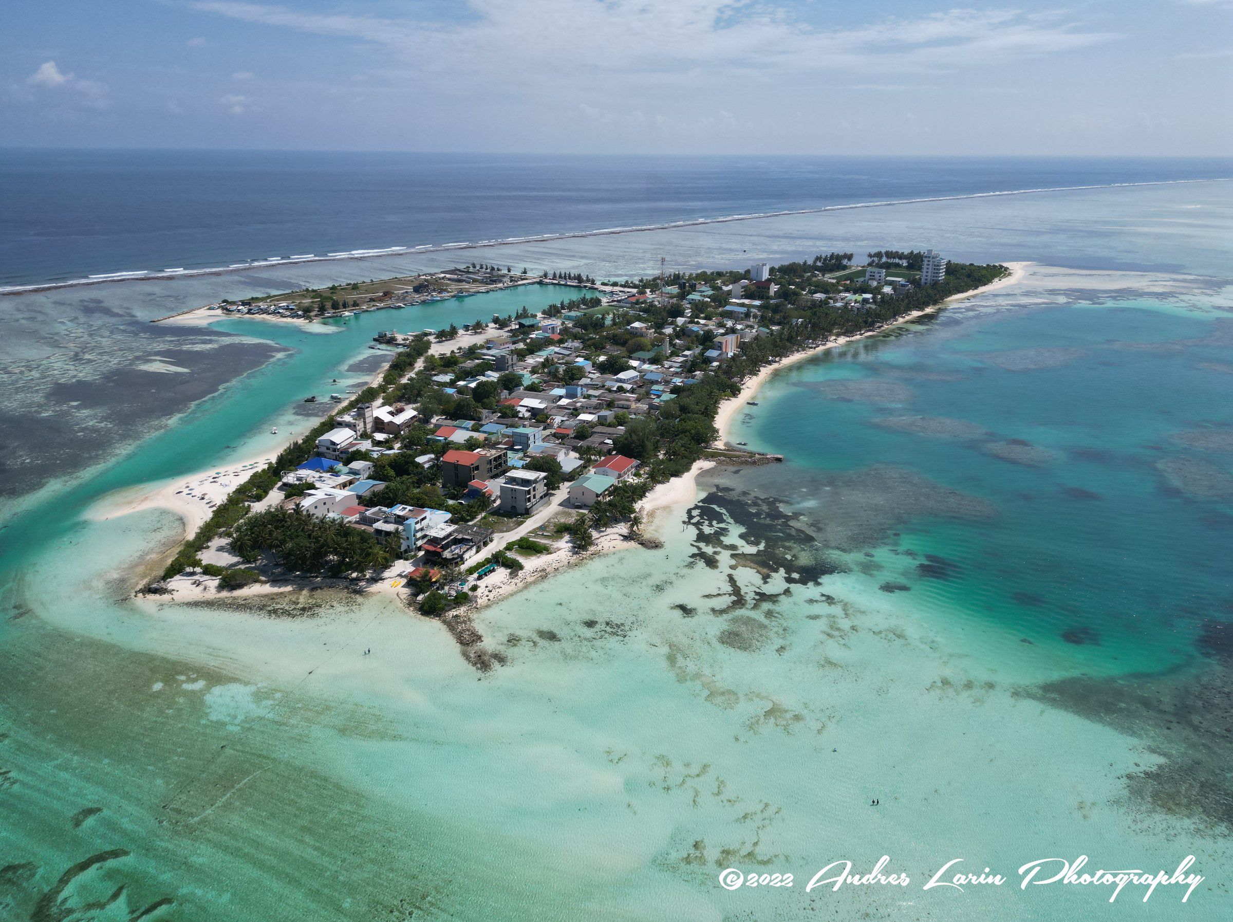 Maafushi from the air (2021)